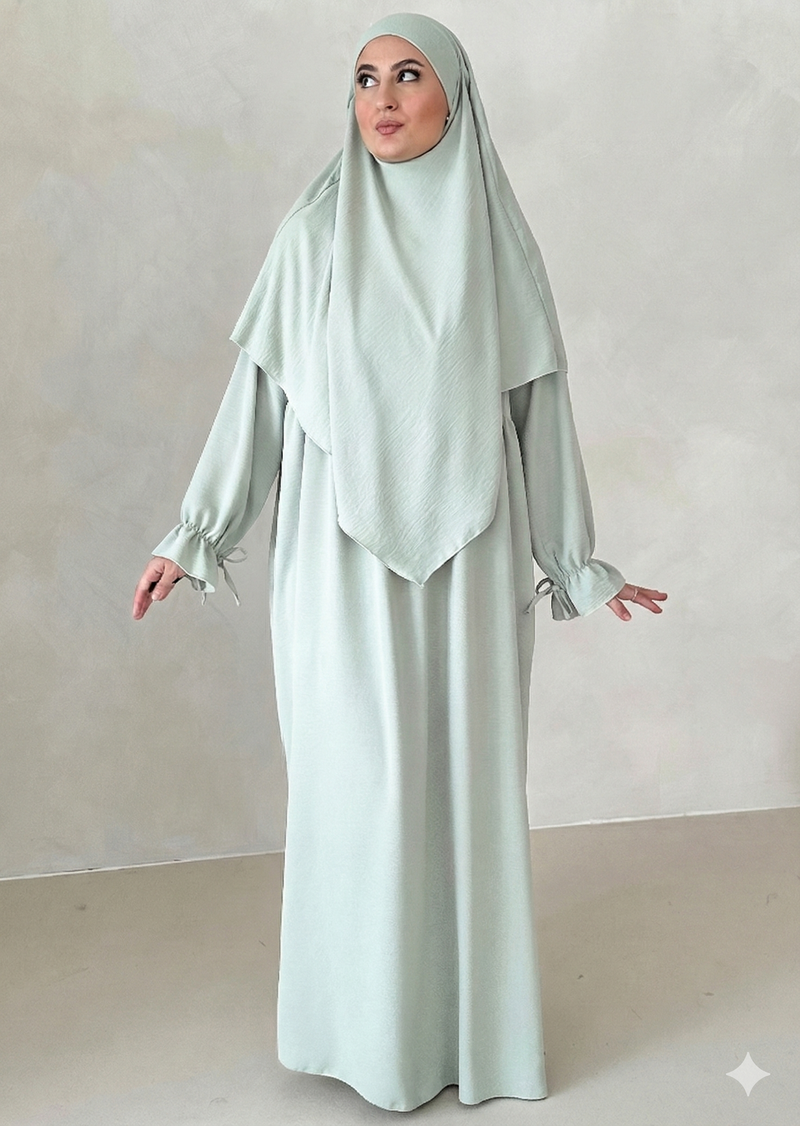 Comfort Abaya Sæt med Khimar