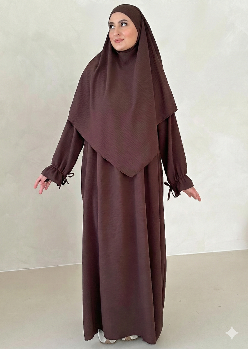 Comfort Abaya Sæt med Khimar