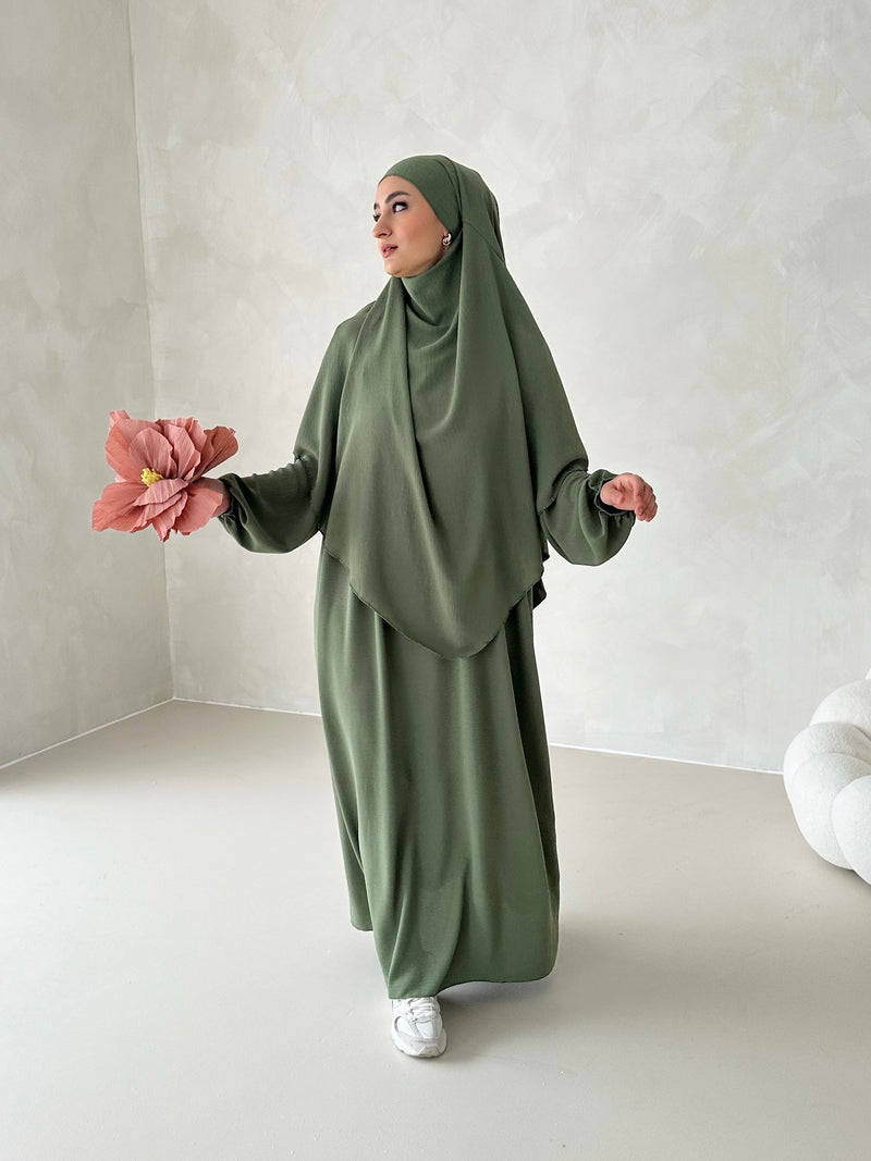 DAILY Abaya Sæt med Khimar