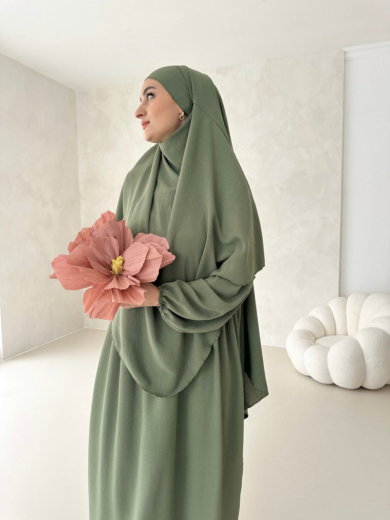 DAILY Abaya Sæt med Khimar
