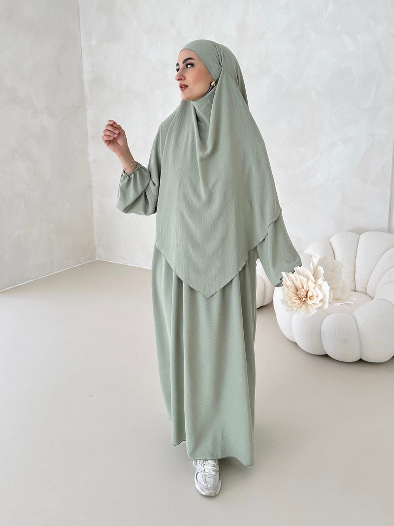 DAILY Abaya Sæt med Khimar