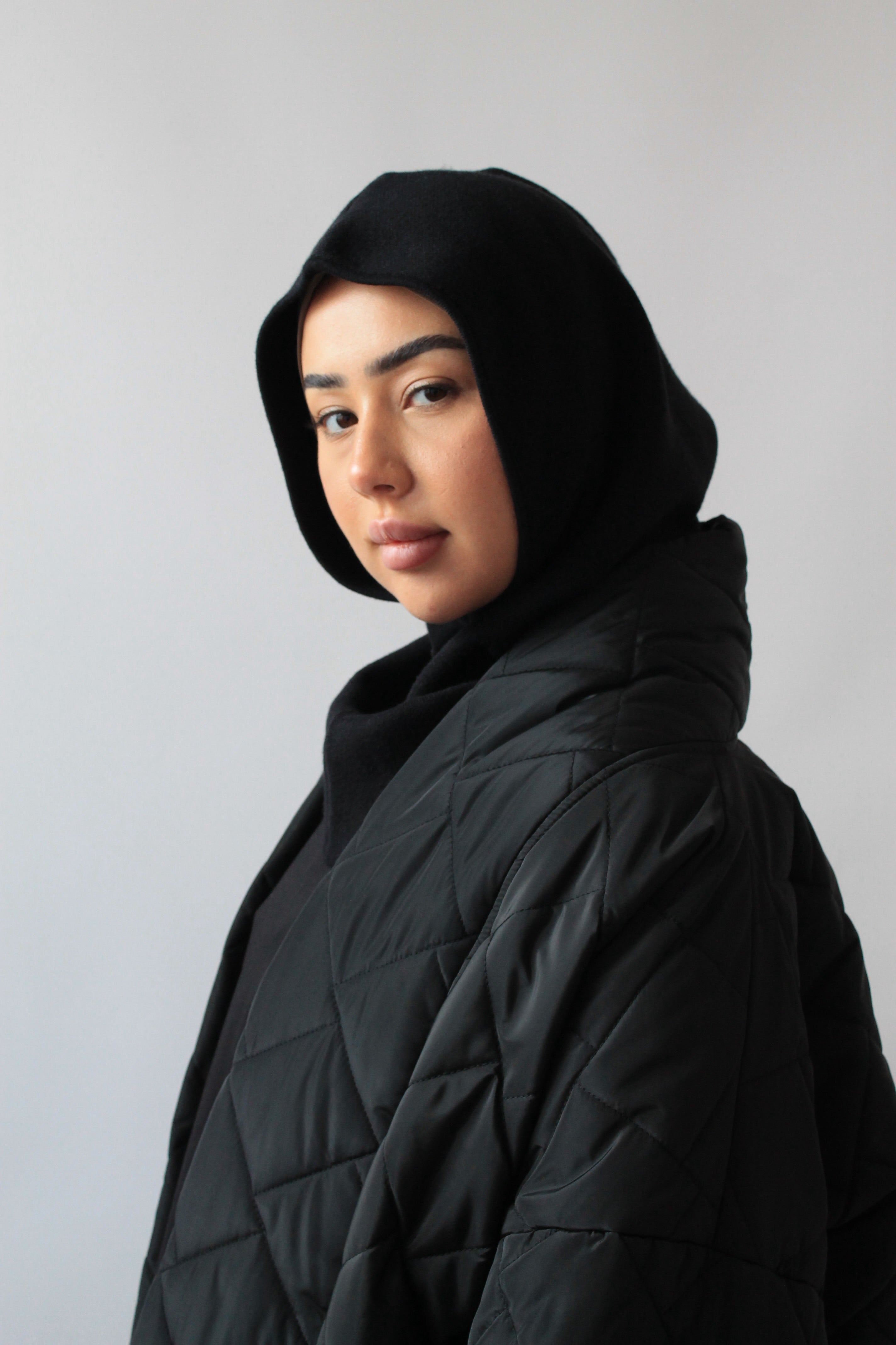 FINE KNIT BALACLAVA Black